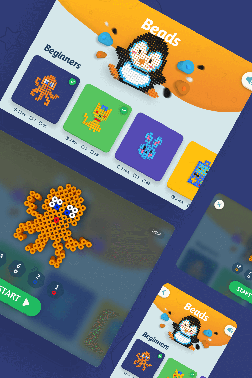 Smart Pixelator IoT toy for kids tablet app